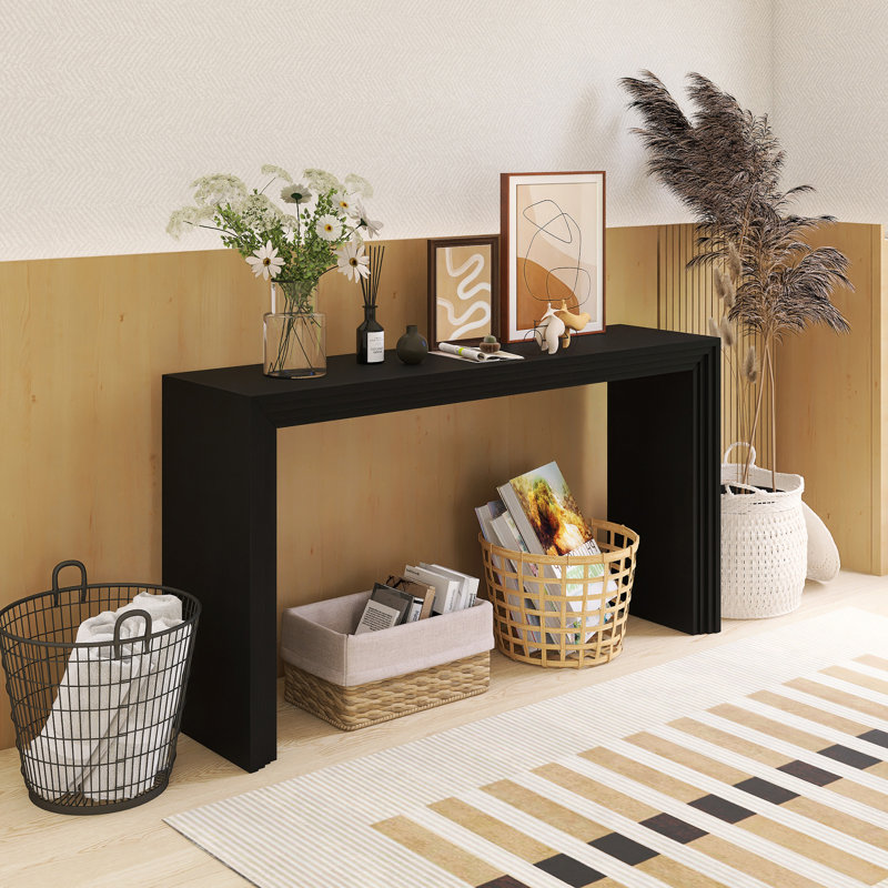 Console 59,20 po, Noir