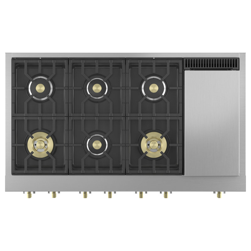 Monogram 48" Professional Gas Rangetop With 6 Burners And Griddle