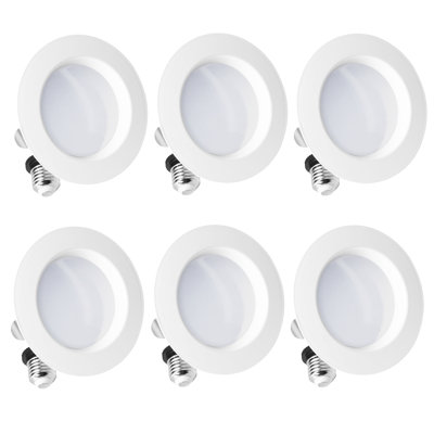 DEL 4 po rétroéclairée, 9 W, blanc chaud 3 000 K, à intensité variable
