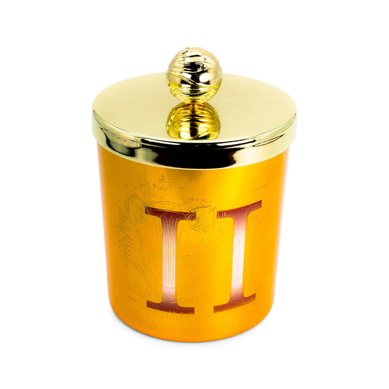 Hufflepuff Scented Designer Candle with Glass Holder