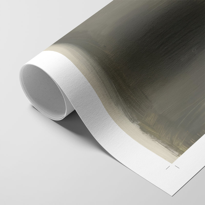 Neutralité segmentée I - impression sur toile seulement - non encadrée, H 12 po x l 8 po
