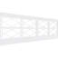 Panneaux muraux blancs 94,5 "(paquet de 4)-69958224
