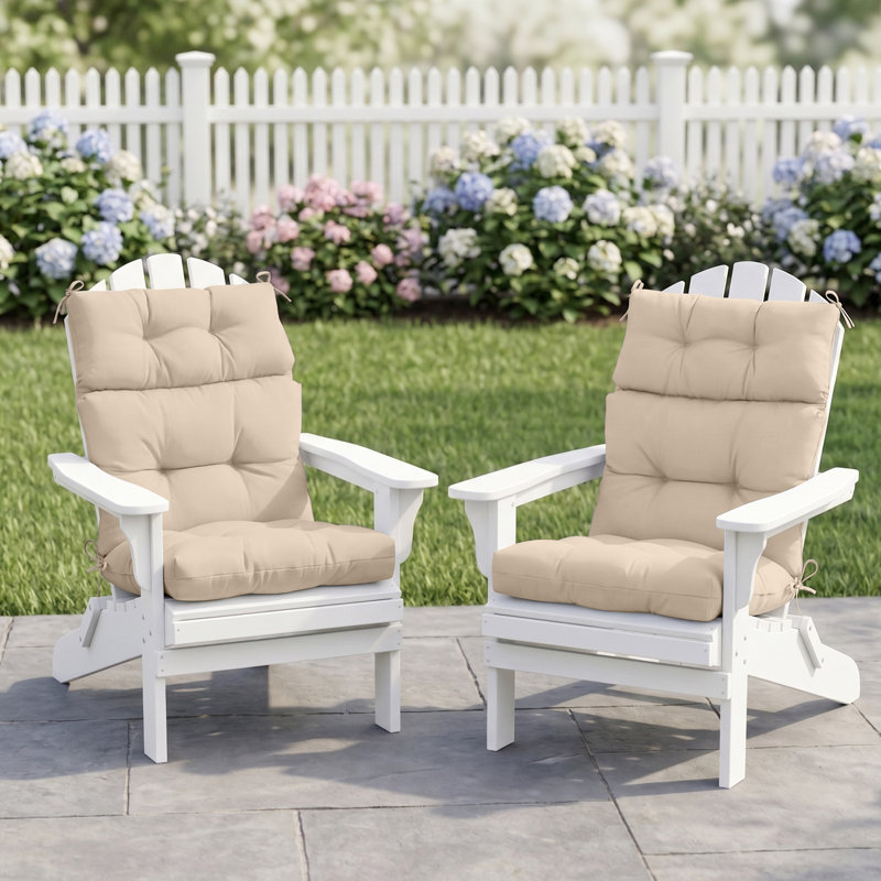 Indoor/Outdoor Seat/Back Cushion, Beige