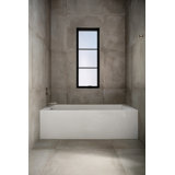 Sydney 60" x 30" Alcove Soaking Acrylic Bathtub