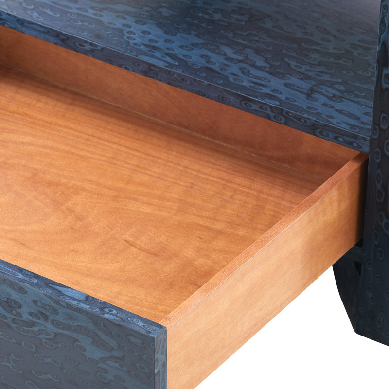 Lugano End Table, Deep Navy