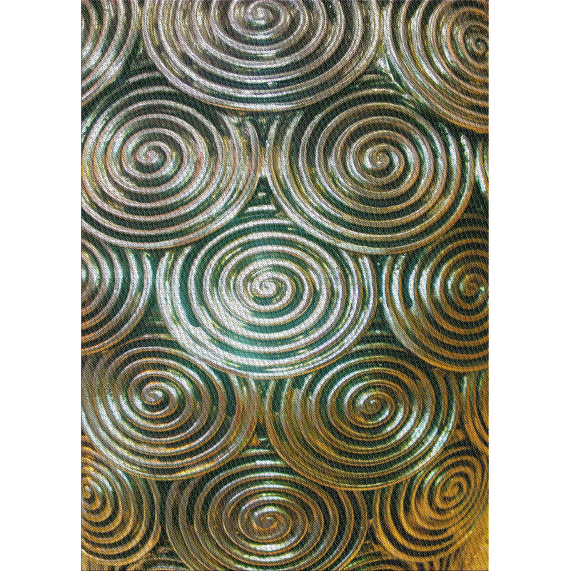 Hanfa Wool Abstract Indoor Rug