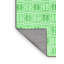 Tapis à motif abstrait vert émeraude 804-787731333