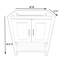 Base de meuble-lavabo simple 36 po Moterey seulement-101959567