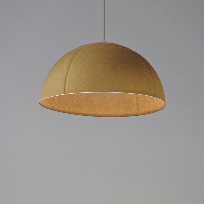 Nava-Single Pendant, Olive