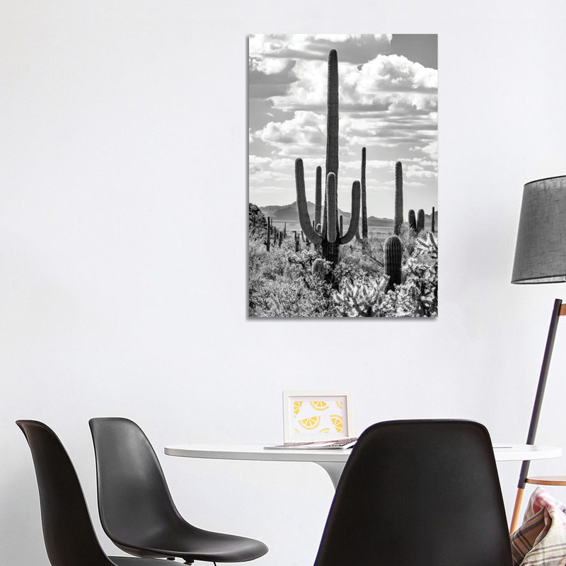 Giant Saguano Cactus - Wrapped Canvas Print, 101.6 cm H x 66.04 cm W x 1.91 cm D
