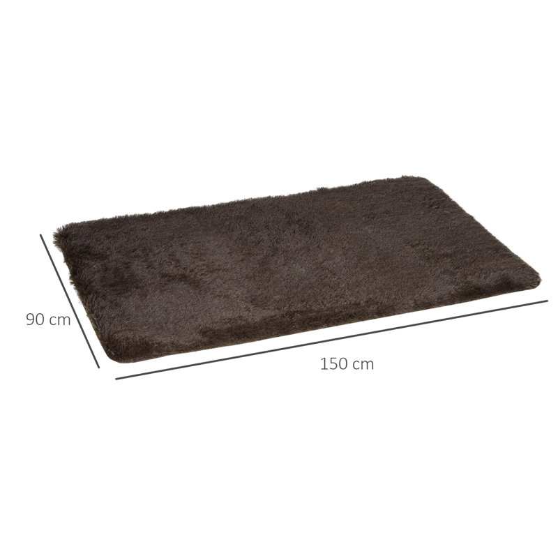 Aarica Solid Colour Area Rug, Rectangle 90 x 150cm