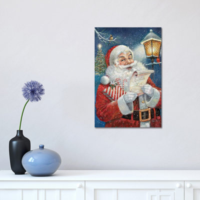 «Santa's List» par Ruane Manning - reproduction d'art