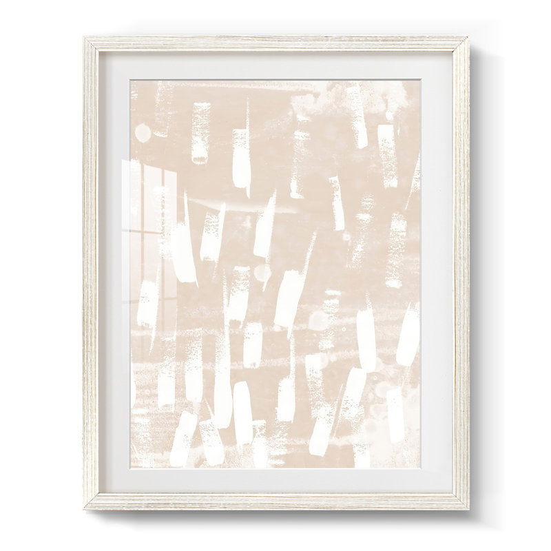 Gravure sur terre IV - impression encadrée, H 19,5 po x l 16,5 po, Blanc