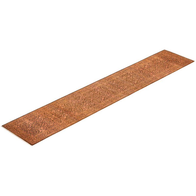 Classic One-of-a-Kind 2'8" X 14'5" Hand Knotted Area Rug