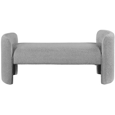 Peyton Boucle Fabric Bench