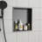 15" X 13" Stainless Steel Shower Niche, Gunmetal Black-1832355614-1832355612
