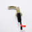 2 Brushed Gold Bathroom Faucet - Widespread, Stainless Steel, Pull-Out , Smooth Water Discharge Easy To Operate-121645509