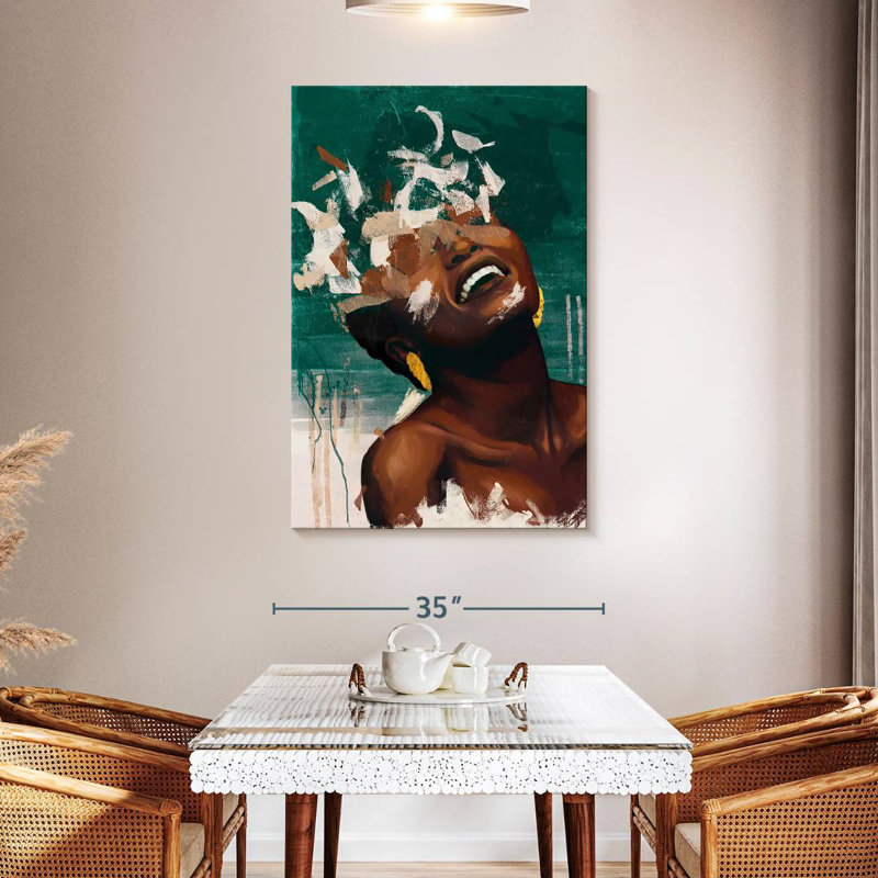 Leisha Blissful Thoughts, 48" H x 32" W