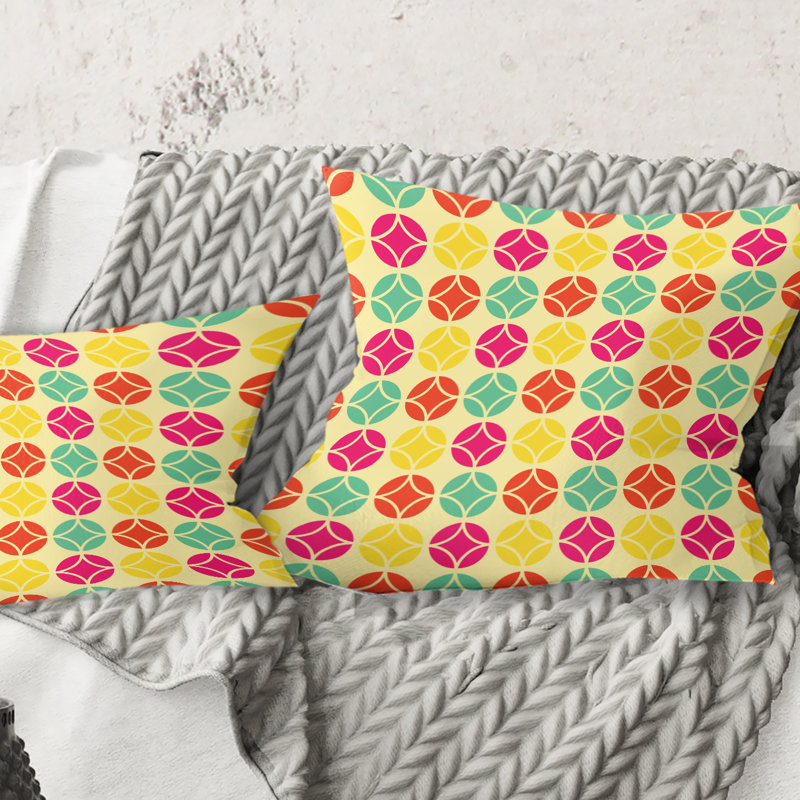 Coussin Retro, 18 po x 18 po