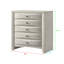 Commode 5 tiroirs 1 tiroir