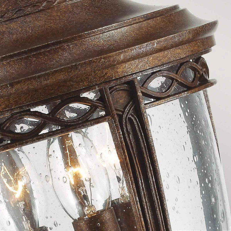 Seeded Pier Mount Light, Medium, British Bronze