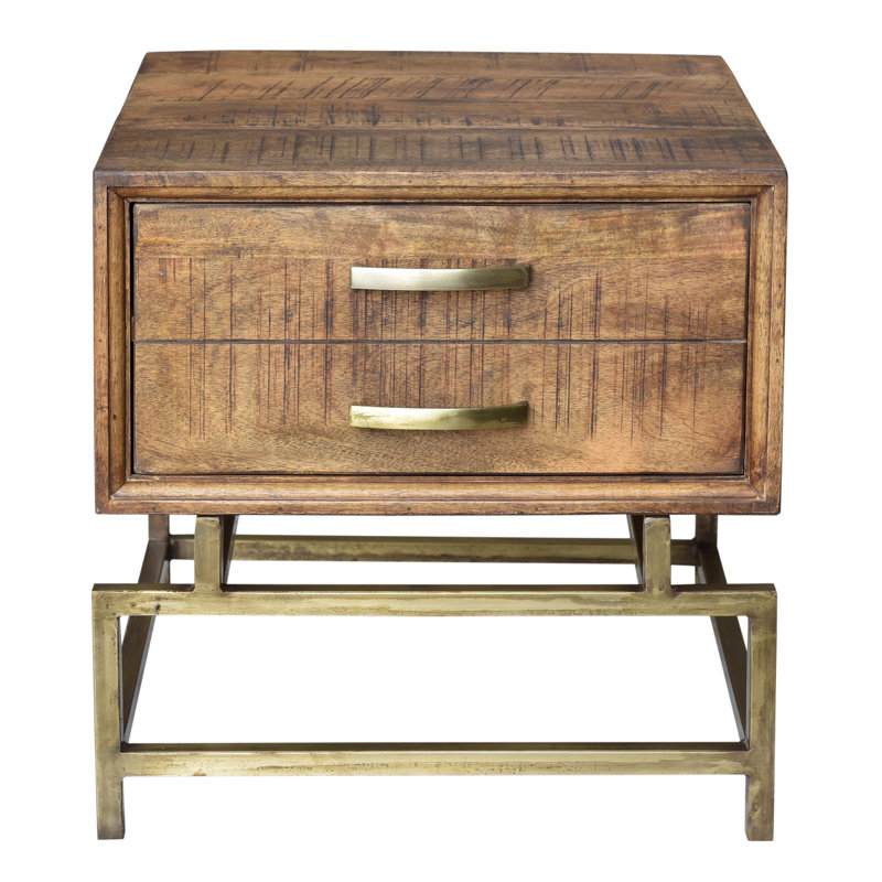 Table de bout avec rangement Jeb