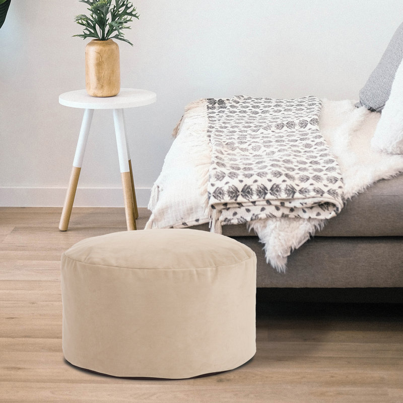 Repose-pieds rond 22 po Fairfax, Sable