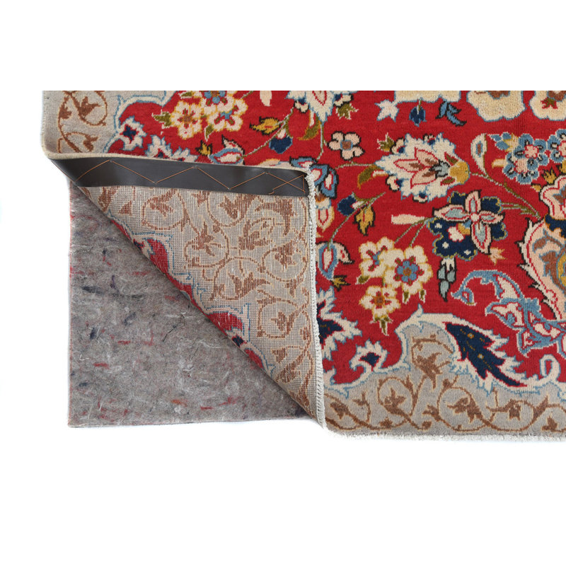 Tapis oriental rouge unique 10X13 One-of-a-Kind
