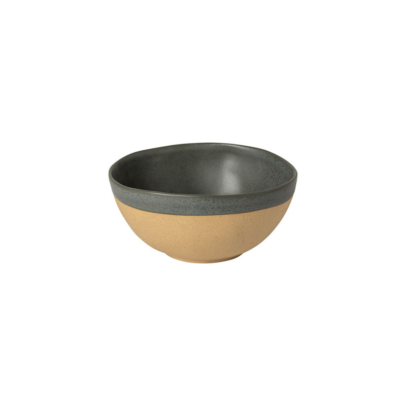 Arenito Handmade Stoneware Cereal Bowl, Charcoal Gray
