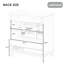 Base d'armoire de salle de bain 30 po, gris, bois massif et construction, multifonctionnel avec tiroir, tablette réglable, porte, base de meuble-lavabo gris seulement, portes et