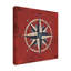 «Nautical Love Compass» par Michael Mullan, impression sur toile tendue-33419235