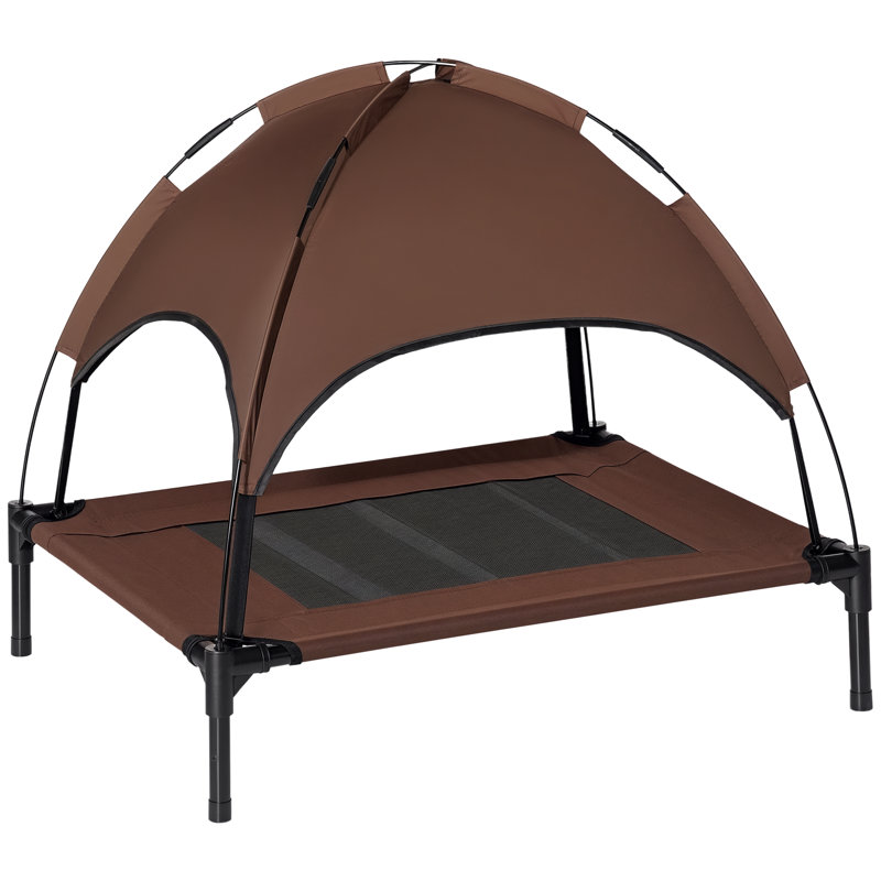 Antwan Polyester Pet Bed, 76cm H x 76cm W x 61cm D, Brown/Black