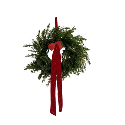 Winter Wreaths For Front Door Large Christmas Wreath Artificial Green Wreath For Front Door Window Walls Christmas Decor Indoor Outdoor Home