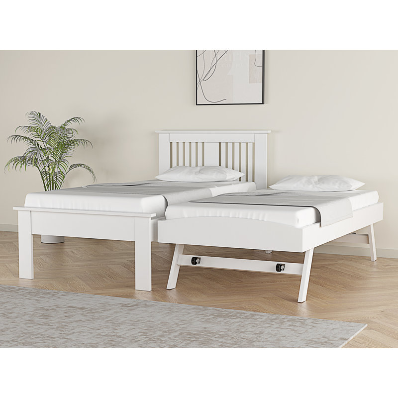 McLelland UK Single - DE 90 X 190 Cm with Trundle, White