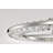 Nova - LED 23 Inch Round Flush Mount - Polished Nickel Finish - K9 Crystal