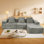 Convertible Modular Sectional Sofa Set Popular Compression Sofa