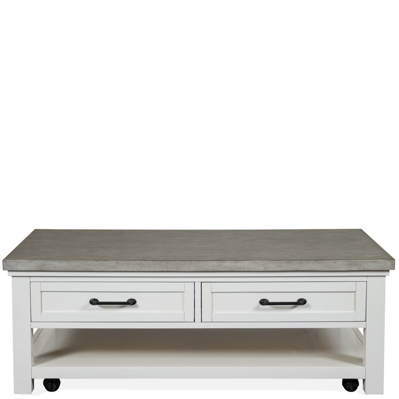 Table basse à 4 pieds avec rangement