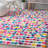 Mira Dotted Striped Shag Multi Colored Area Rug-1498277929