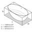 Corvara™ 59" x 32" Freestanding Soaking Bathtub with Overflow Hole-50687162