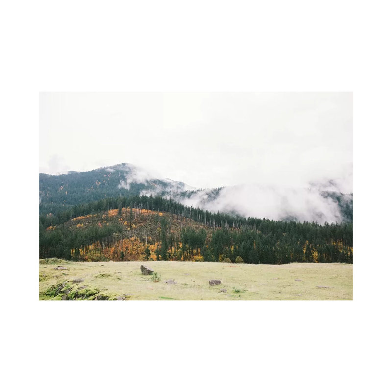 Mountains, Portland, Oregon by Lovelylittlehomeco - Gallery-Wrapped Canvas Giclée on Canvas, Wrapped Canvas