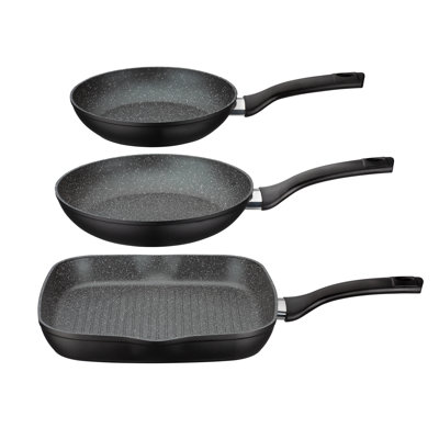 3-tlg. antihaftbeschichtetes Kochgeschirr-Set Gourmet