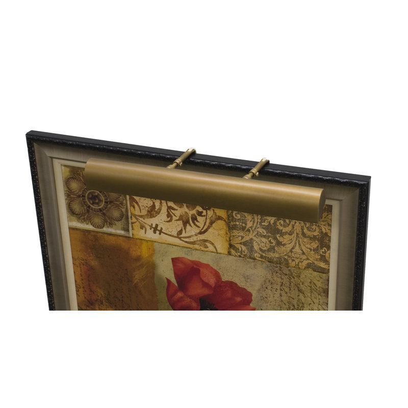 Applique pour tableau 3 lumières Traditional, Laiton délavé, H 2,25 po x l 21 po x P 7 po