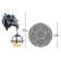 Marshgate Dragon Resin Plug-in Armed Sconce