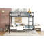 Lit superposé double au dessus d'un lit double-919325249