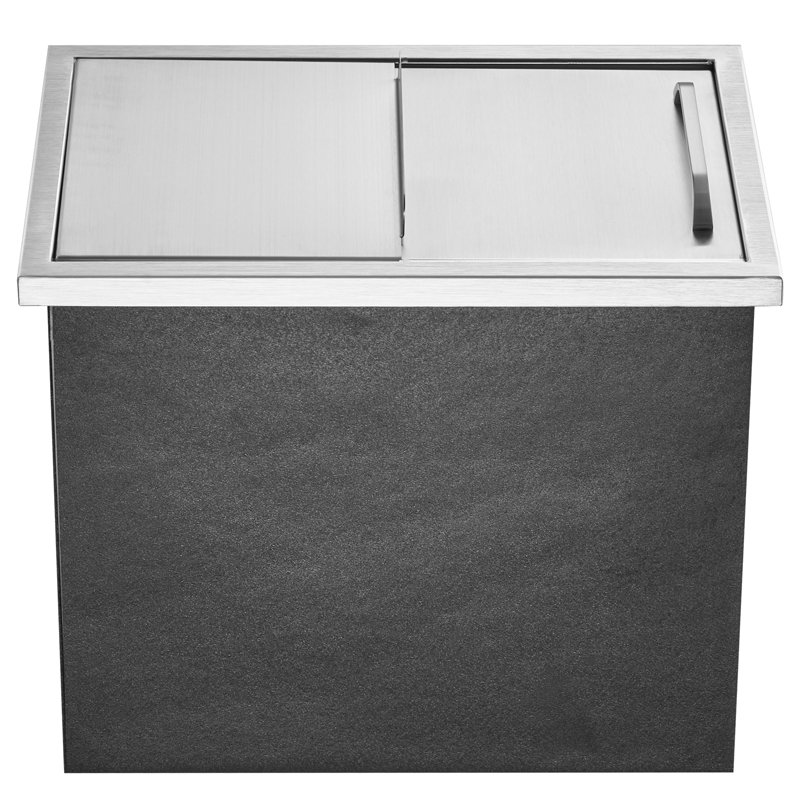VEVOR 28 Qt Stainless Steel Drop-In Ice Chest with Aluminum Handle
