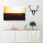 Giraffes At Sunset Painting - Wrapped Canvas-56655577