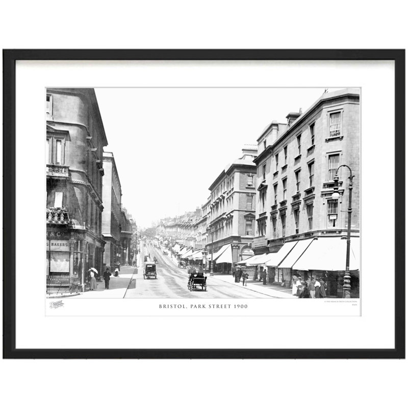 Bristol, Park Street 1900 - Single Picture Frame Print, 40cm H X 50cm W x 2cm D