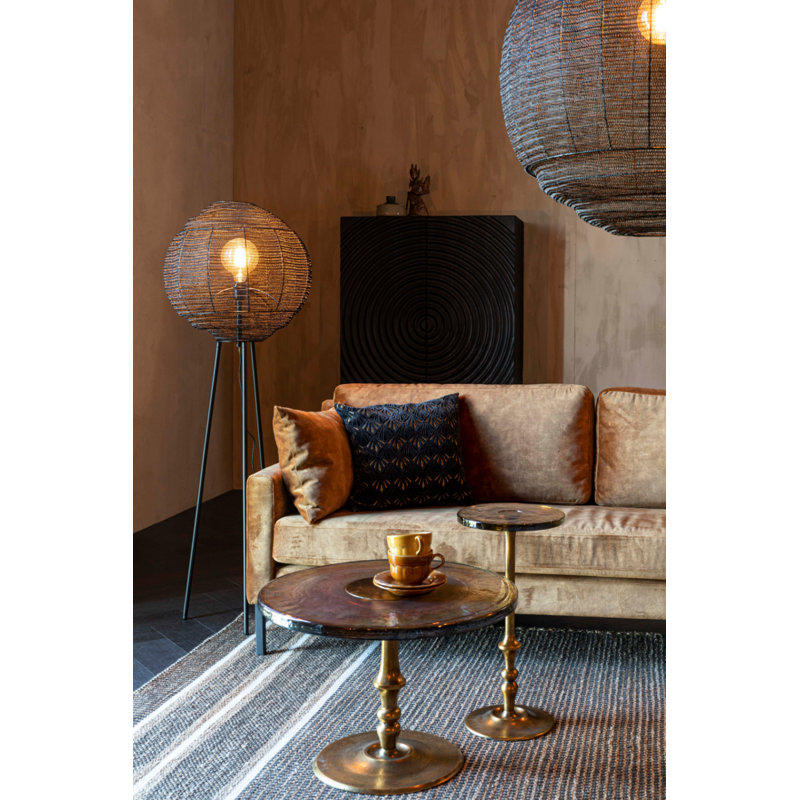 Tripod Floor Lamp, Black, Black