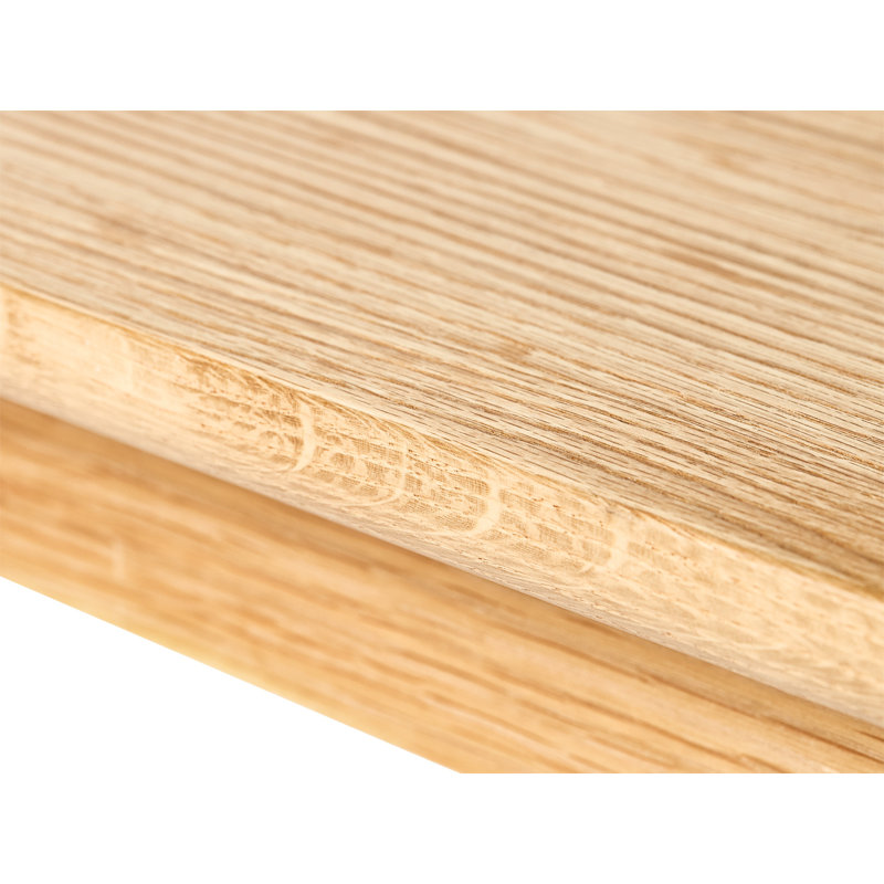Plessis Solid Wood Bench, Natural Oak