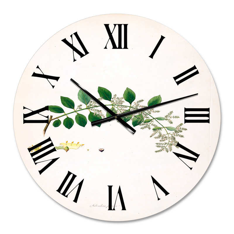 Vintage Plant Life XVIII - horloge murale campagnarde, Petit